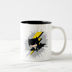 Taza Bicolor Chibi Batman Lightning Kick