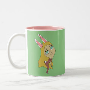 Taza Bicolor chibi bunnygirl