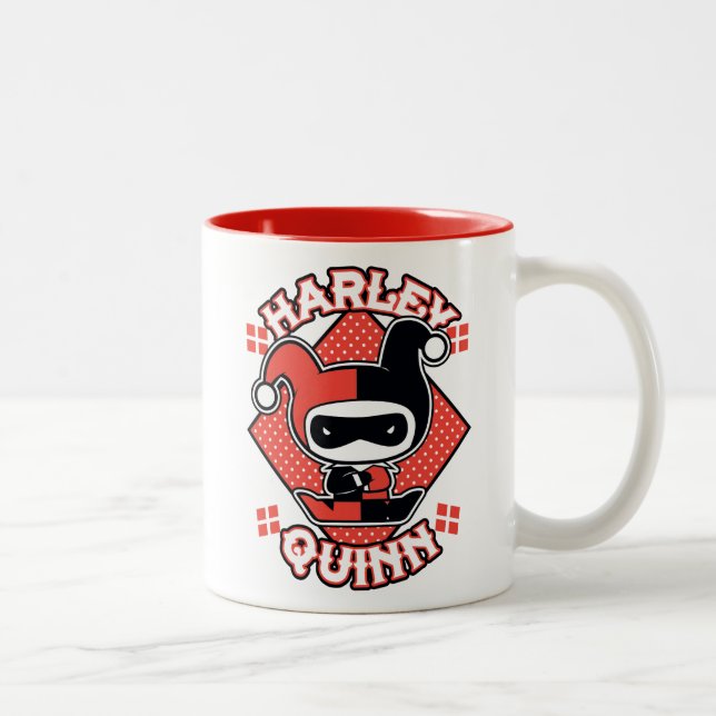 Taza Bicolor Chibi Harley Quinn Splits (Derecha)