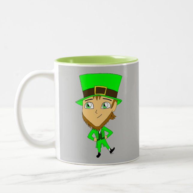 Taza Bicolor chibi leprechaun (Izquierda)