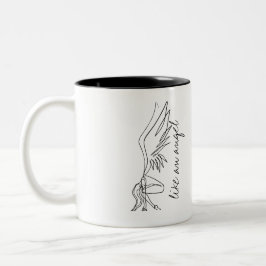 Taza Bicolor Chica Ángel - regalo para las mujeres