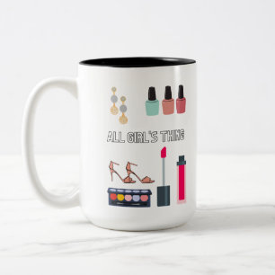 Taza Bicolor Chica cosas mug