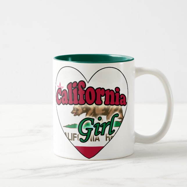 Taza Bicolor Chica de California (Derecha)