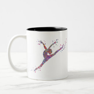 Taza Bicolor chica de gimnasia