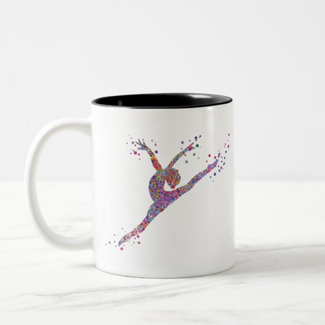 Taza Bicolor chica de gimnasia (Izquierda)