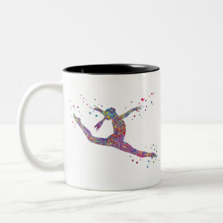 Taza Bicolor chica de gimnasia