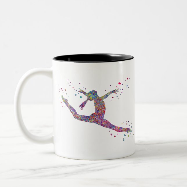 Taza Bicolor chica de gimnasia (Izquierda)