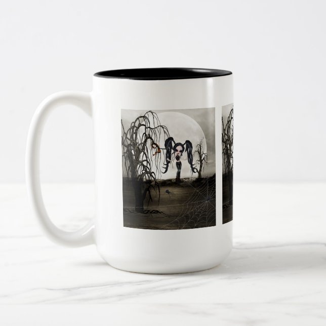 Taza Bicolor Chica de Gótico de Sepia (Izquierda)