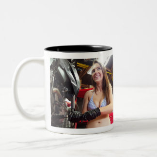 Taza Bicolor Chica de herramientas Harley oficial Andy Mechanic
