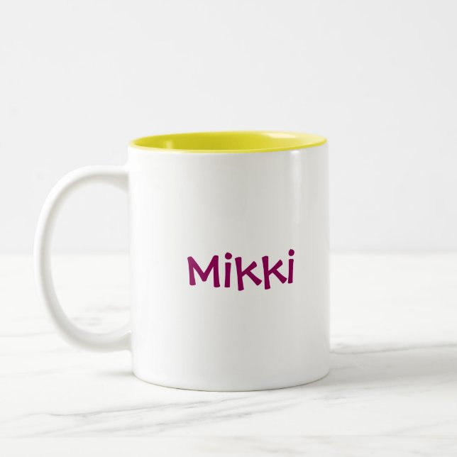 Taza Bicolor Chica del tambor - Mikki (Izquierda)