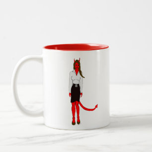 Taza Bicolor chica diablo