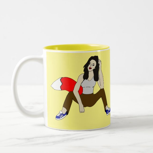 Taza Bicolor chica foxy (Izquierda)