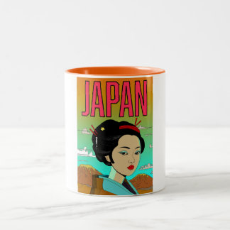 Taza Bicolor Chica Geisha Ser Hermosa