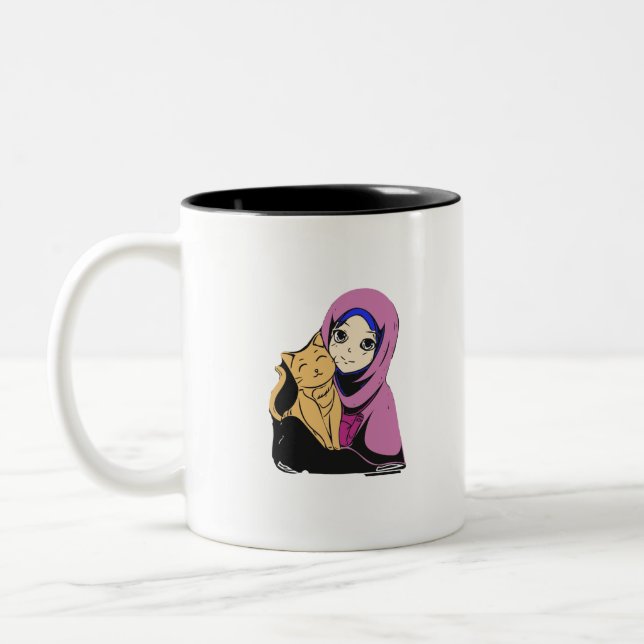 Taza Bicolor chica hijabi (Izquierda)