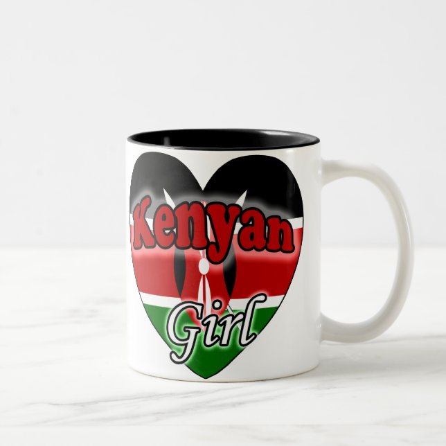 Taza Bicolor Chica keniano (Derecha)