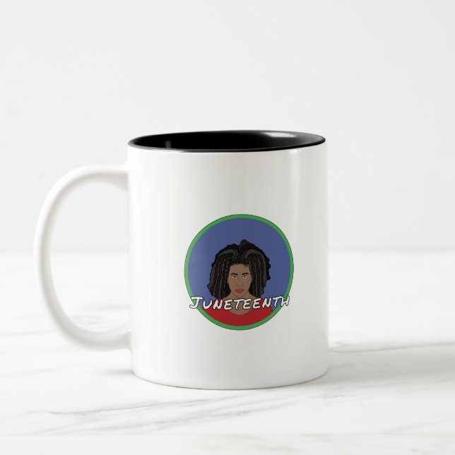 Taza Bicolor Chica negro Junetdecio (Izquierda)