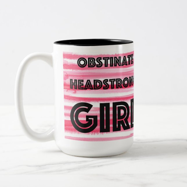 Taza Bicolor Chica Obstinate Headstrong (Izquierda)