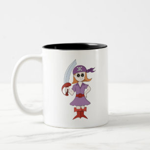 Taza Bicolor Chica pirata