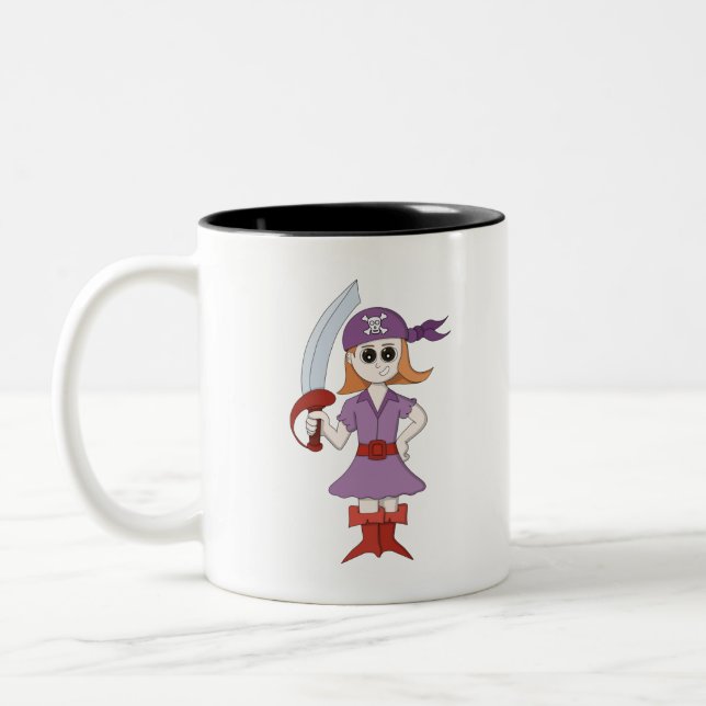 Taza Bicolor Chica pirata (Izquierda)