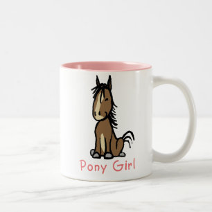 Taza Bicolor Chica Pony