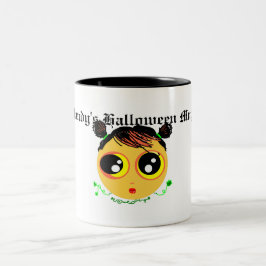 Taza Bicolor CHICA PUMPKIN Halloween Mug