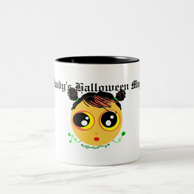 Taza Bicolor CHICA PUMPKIN Halloween Mug (Centro)