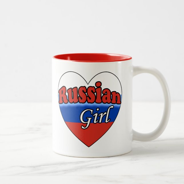 Taza Bicolor Chica Rusa (Derecha)