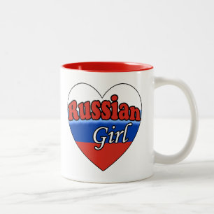 Taza Bicolor Chica ruso