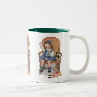 Taza Bicolor Chica Scosiendo Dollies