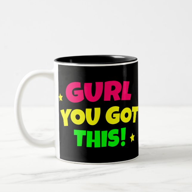 Taza Bicolor Chica, TIENES ESTO (Izquierda)
