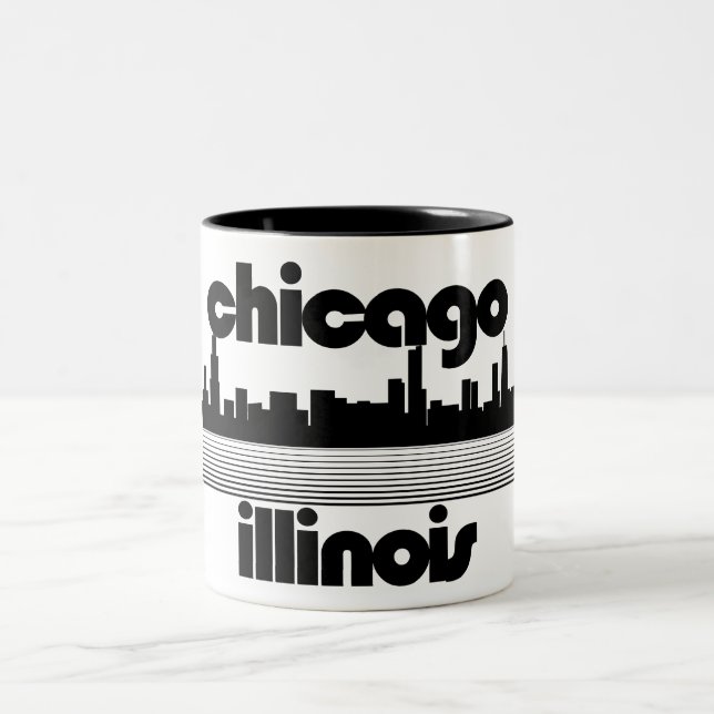Taza Bicolor Chicago, Illinois (Centro)