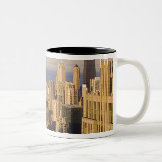 Taza Bicolor Chicago, Illinois, Skyline de la torre Sears (Derecha)