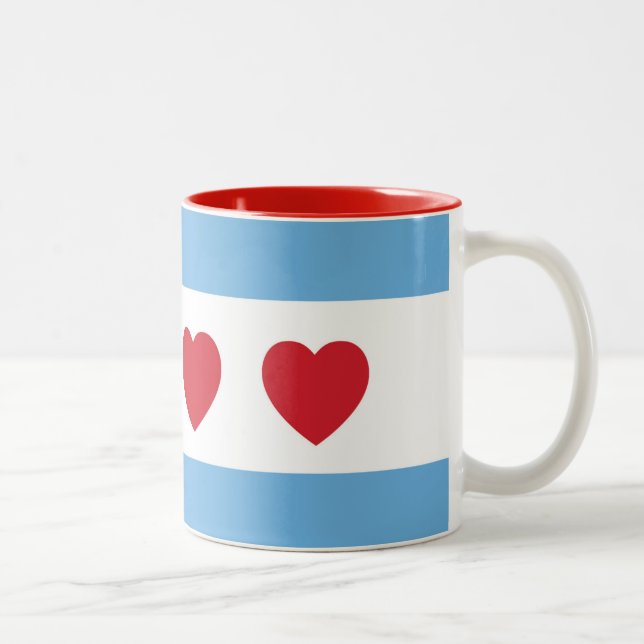 Taza Bicolor Chicago Love | Mug | Prima (Derecha)