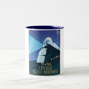Taza Bicolor Chicago Pacífico Noroeste