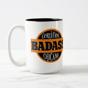 Taza Bicolor Chicano certificado