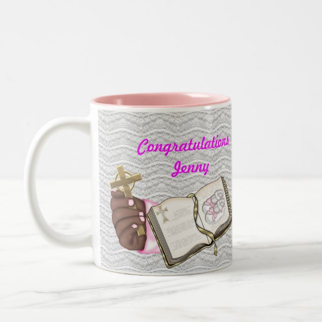 Taza Bicolor Chicas Christening Book (Izquierda)