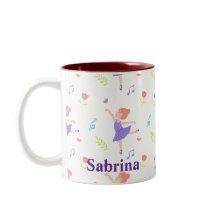 Chicas de Ballerina de color lindo personalizado