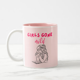 Taza Bicolor Chicas se fueron leves