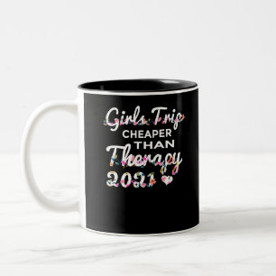 Taza Bicolor chicas viajan más baratos