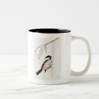 Taza Bicolor chickadee del invierno