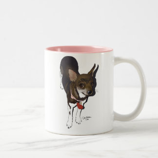 Taza Bicolor ¡Chihuahua de Ay del ¡! ¡te quiero!