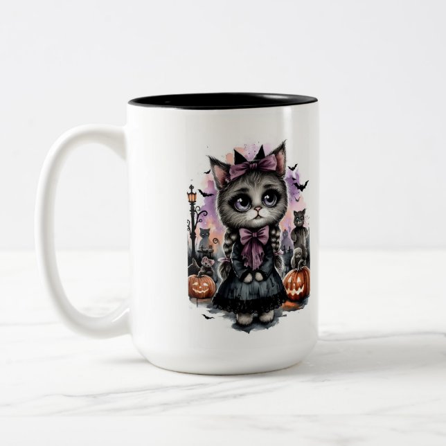 TAZA BICOLOR CHILDLESS CAT LADY (Izquierda)