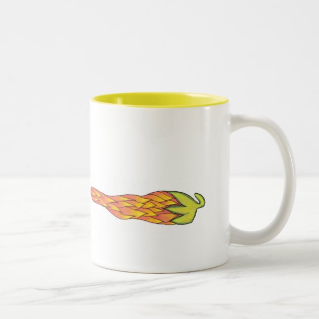Taza Bicolor Chili en llamas (Derecha)