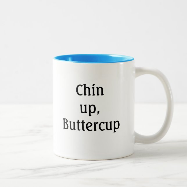Taza Bicolor Chin Up, Buttercup Mug (Derecha)