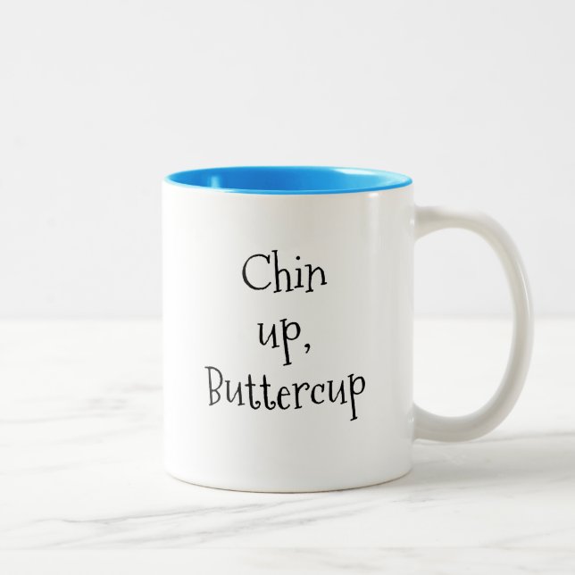 Taza Bicolor Chin Up, Buttercup Mug (Derecha)
