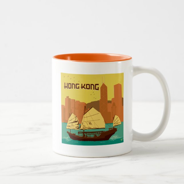 Taza Bicolor China | Hong Kong (Derecha)