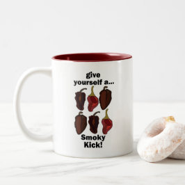 Taza Bicolor Chipotle Date Un Golpe Ahumado Divertido Chipotle
