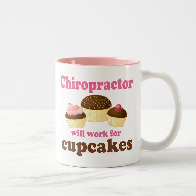 Taza Bicolor Chiropractor divertido (Derecha)