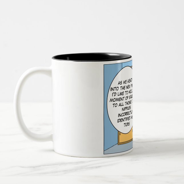 Taza Bicolor Chiste de marea veterinaria (Izquierda)