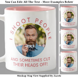 Taza Bicolor Chiste Divertido Foto Personalizada Fotógrafo Nove